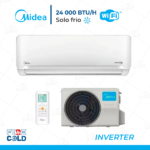 Aire Acondicionado Midea Split De 24,000 BTU Inverter Frío Solo