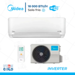 Aire Acondicionado Midea Split De 18,000 BTU Inverter Frío Solo