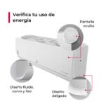 Aire Acondicionado LG Split De 12,000 BTU/H Inverter Frío Solo con WiFi - Imagen 5