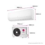 Aire Acondicionado LG Split De 18,000 BTU Inverter Frío Solo con WiFi - Imagen 3