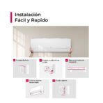 Aire Acondicionado LG Split De 18,000 BTU Inverter Frío Solo con WiFi - Imagen 9