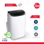 Aire Acondicionado Portátil Rheem De 9,000 BTU Convencional Frío Solo