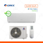 Aire Acondicionado Gree Split Pared de 24,000 BTU/H Inverter Frío/Calor
