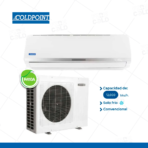 Aire Acondicionado Coldpoint Split Pared de 12,000 BTU/H ON/OFF Frío Solo