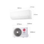 Aire Acondicionado Lg Split De 24,000 BTU/H Inverter Frío/Calor Con Wifi - Imagen 3