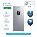 Refrigeradora 1Pta c/dispensador 187Lts Silver