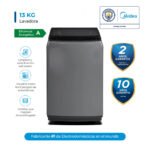 Lavadora Carga Superior 13Kg Gris