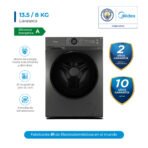 Lavaseca Carga Frontal Inverter 13.5/8Kg Titanium