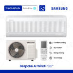 12,000BTU/hr Bespoke AI WindFree™ Wall-mount Refrigerante R32 - FRÍO SOLO