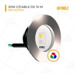 REFLECTOR LED RGB 20W PREMIUM C/CABLE DE 10 M